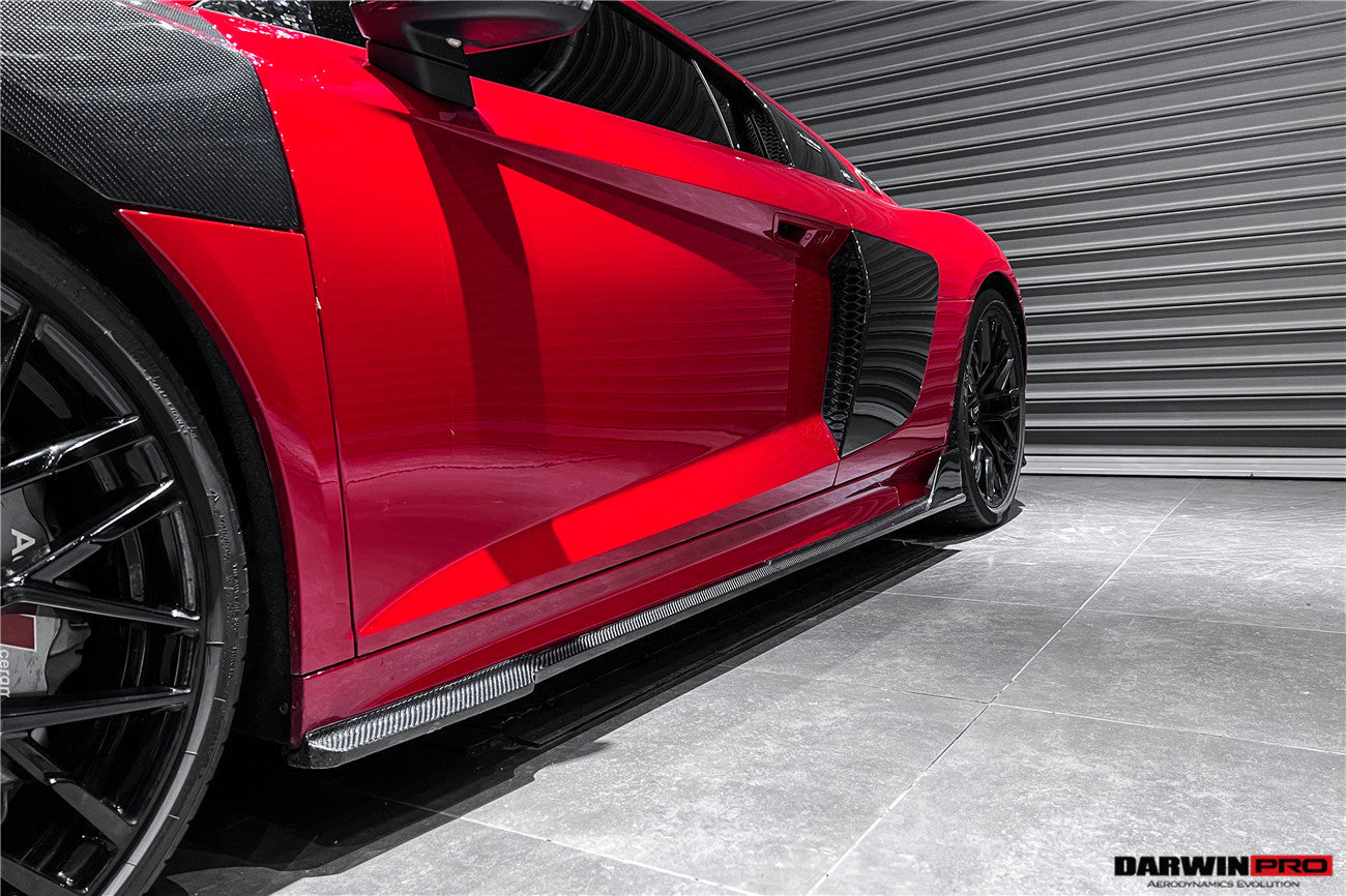 2016 - 2018 Audi R8 Coupe iMP Performance Carbon Fiber Side Skirts Under Board