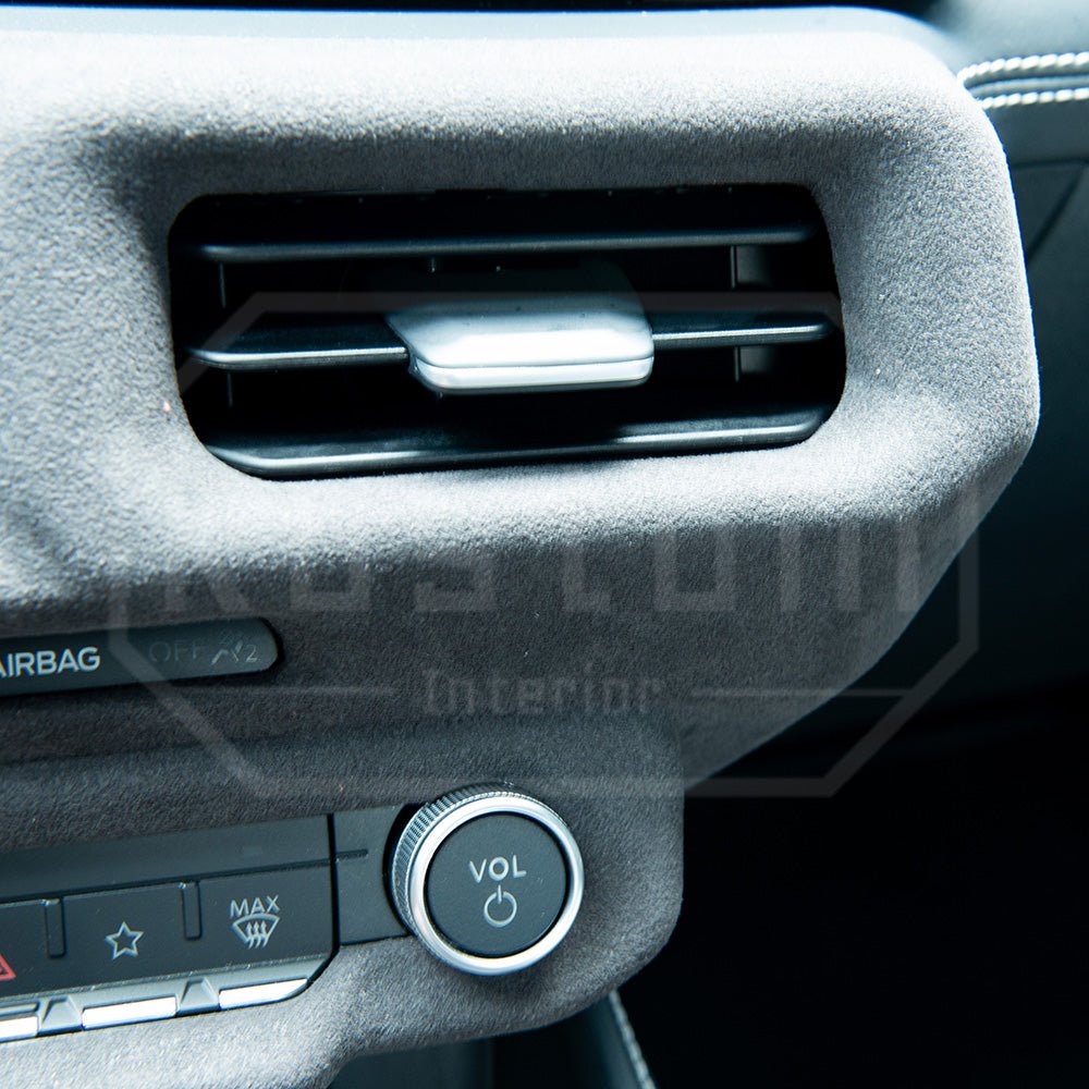 Ford Mustang S650 Suede Leather Dashboard Center AC Trim Cover 2024+