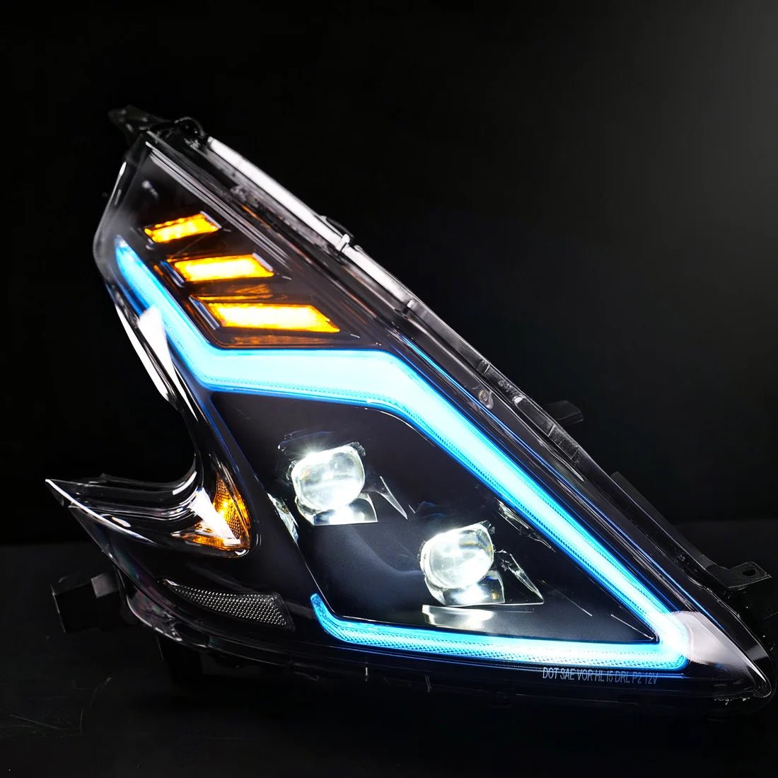 Nissan 370Z Fairlady Z Z34 RGB LED Headlights with App Control 2008-2020