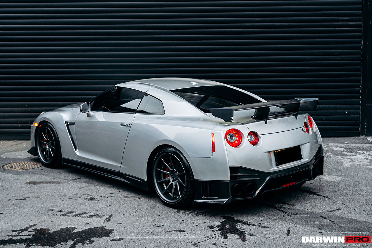 2008 - 2022 Nissan GTR R35 CBA DBA NSM Style Carbon Fiber Side Skirts