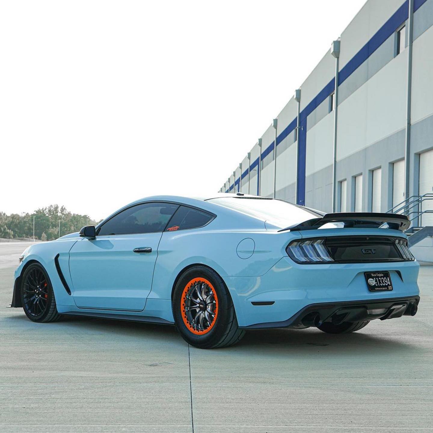 Ford Mustang S550 GT350 Style Front Side Fenders Primer Black 2015-2017