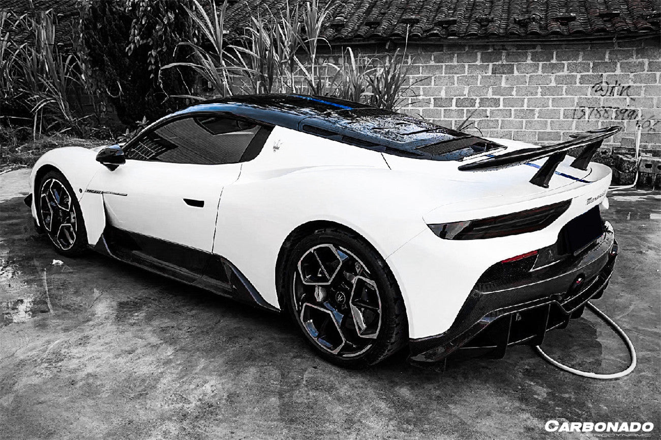 2020 - 2024 Maserati MC20 SVD Style Dry Carbon Fiber Side Skirts