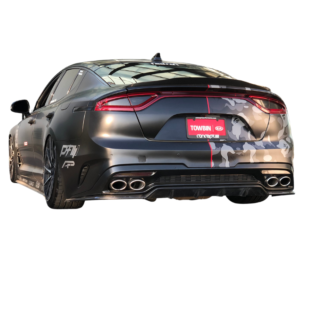 Adro Kia Stinger Carbon Fiber Trunk Spoiler V2