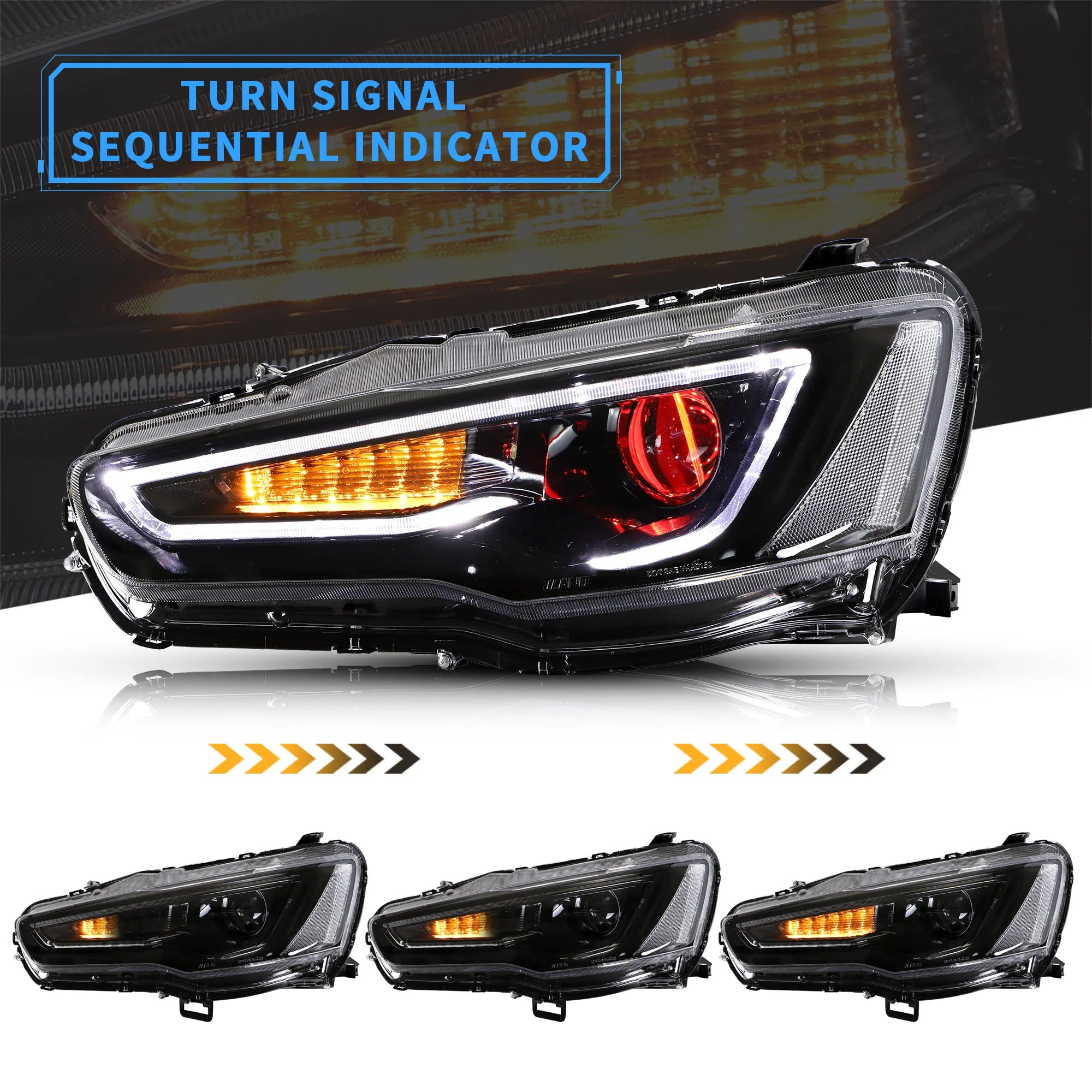 Mitsubishi Lancer /EVO X LED Headlights 2008 - 2017