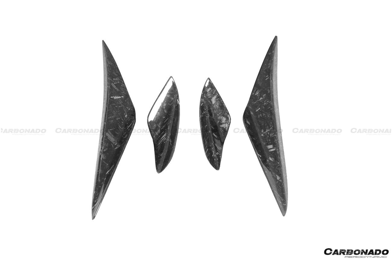 2008-2012 BMW E9X M3 KA Style Carbon Fiber Canards