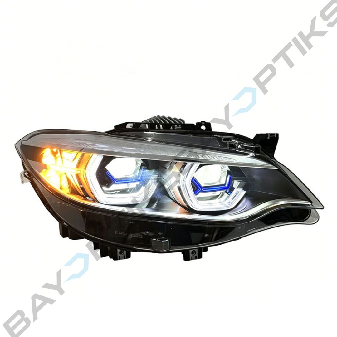 BMW 2 Series F22 Remaban Blue Trim Style Dual Projector Headlights 2014-2021