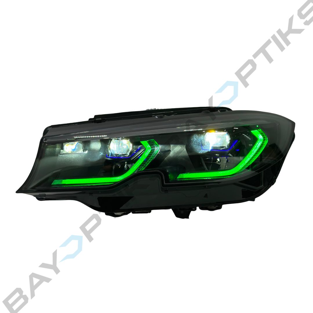 BMW G20 3 Series Black Shadow RGB Style Headlights 2020-2022