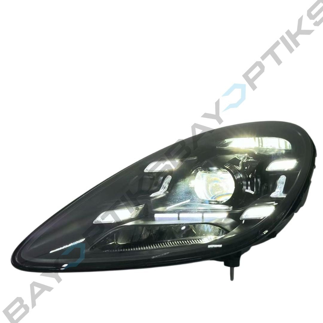 Porsche 982 718 Cayman Yellow White Switchable LED Front Lights 2017-2024