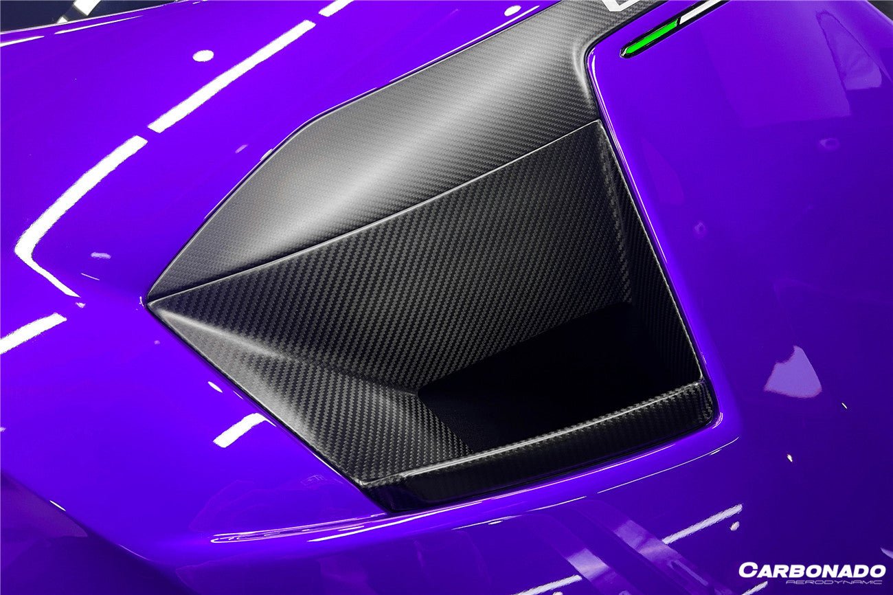 2021 - 2025 Lamborghini Huracan STO Dry Carbon Fiber Hood Vents