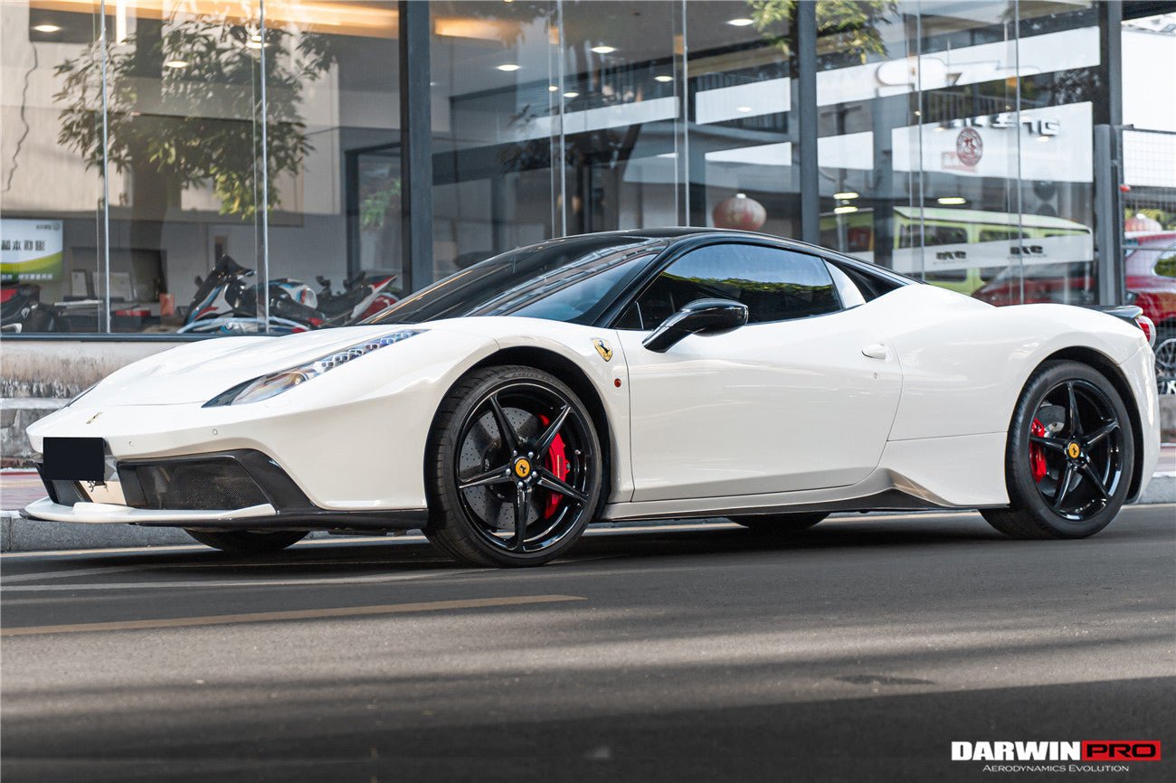 2010-2015 Ferrari 458 Coupe & Spyder BKSS Style Carbon Fiber Hood and Partial Carbon Fiber Front bumper