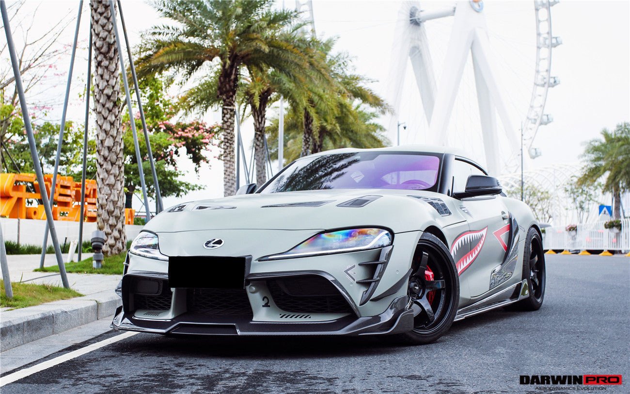 2019 - 2025 Toyota GR Supra (J29 & DB) A90 A91 BKSS Style Carbon Fiber Front Lip