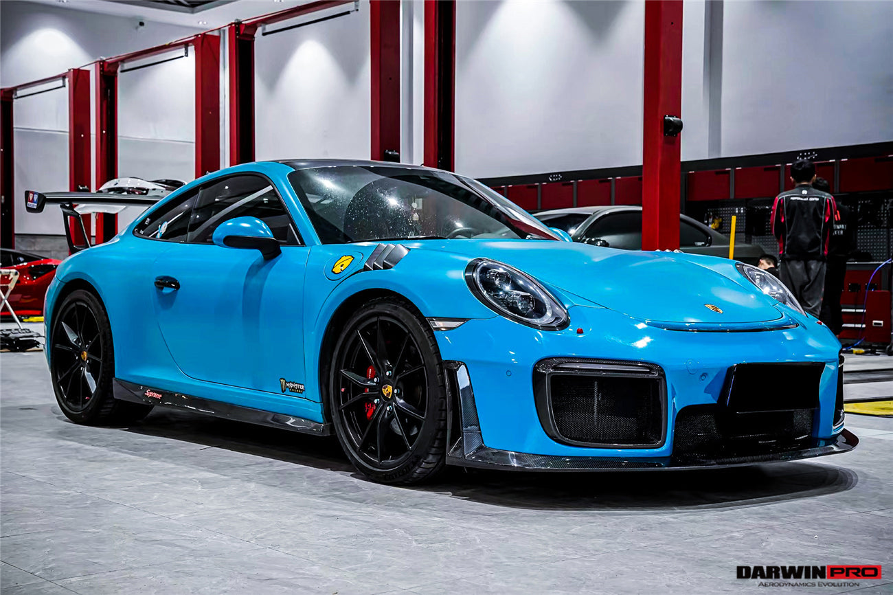 2016 - 2019 Porsche 911 991.2 Carrera &Targa 4 & 4S GT2RS Style Partial Carbon Fiber Front Bumper