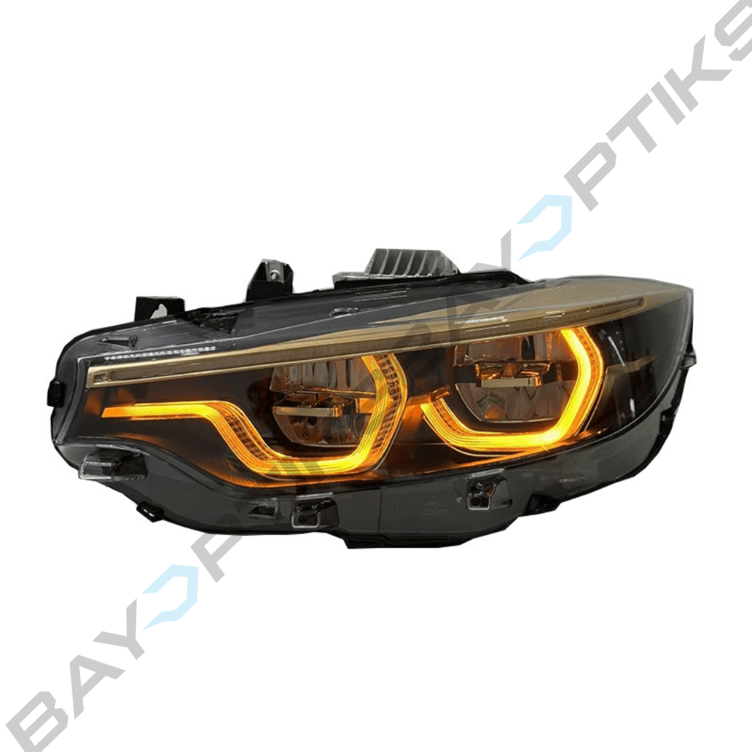 BMW F80 F82 F32 Ikon Style Tri Color CSL Golden Version LED Headlights 2014-2017