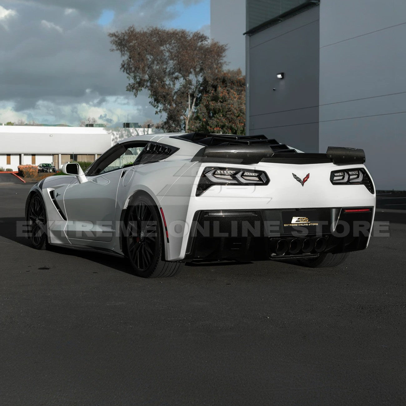 Chevrolet Corvette C7 GM Factory Style Smoke Clear Lens Rear Taillight 2014-2019