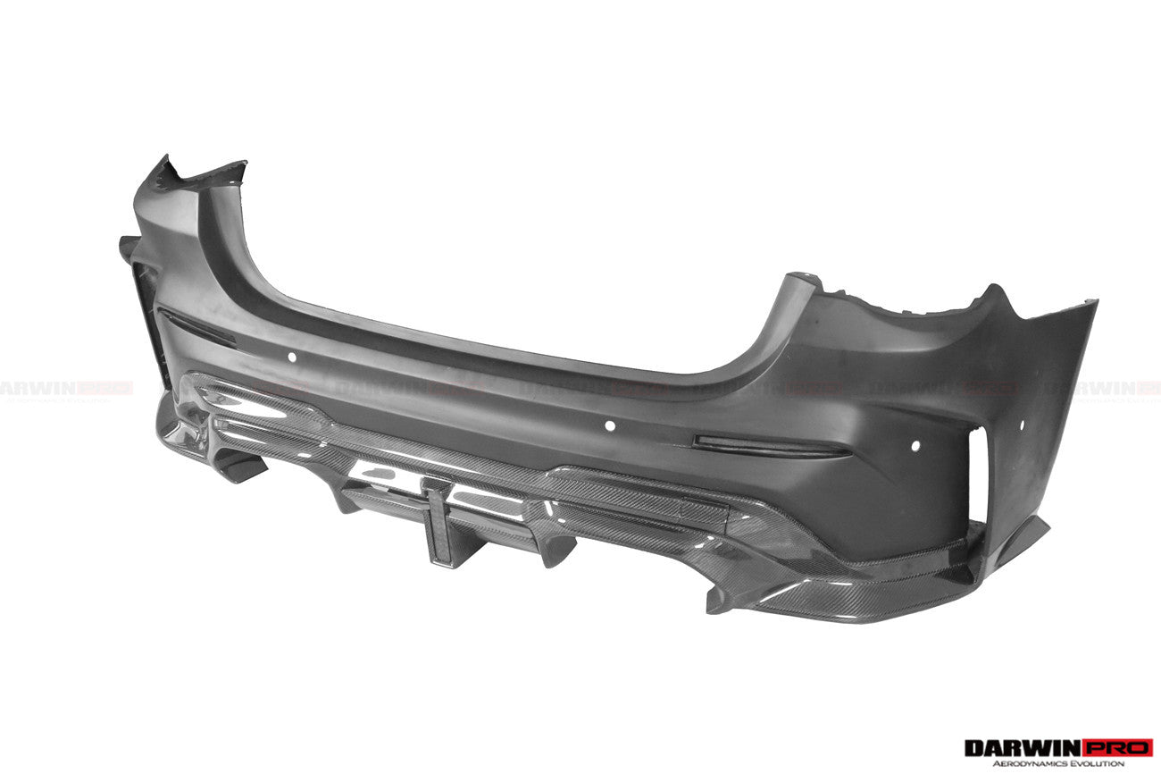 2021-UP BMW M3 G80 BKSSII Style Rear Bumper W/ Exhaust Tips