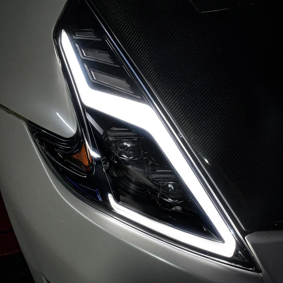 Nissan 370Z Fairlady Z Z34 Full LED Headlights with Startup Animation DRL 2008-2020