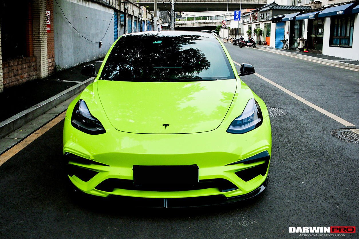 2017 - 2023 Tesla Model 3 IMP Performance Partial Carbon Fiber Front Bumper