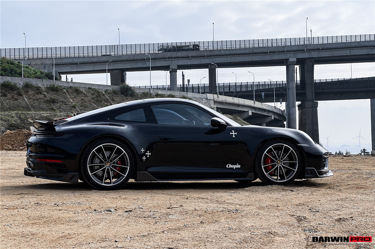 2019 - 2023 Porsche 911 992 Carrera S & 4 & 4S & Targa & Cabriolet BKSS Style Side Skirts