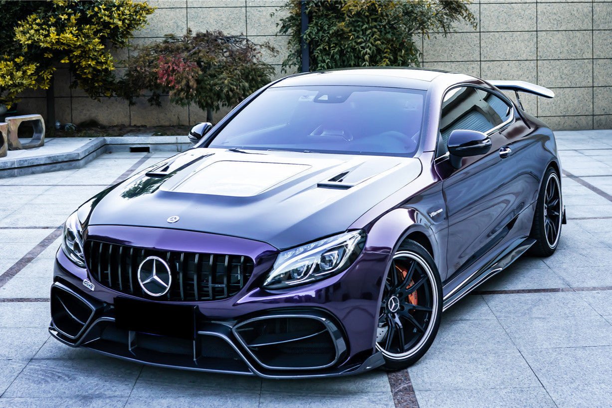 2015 - 2021 Mercedes Benz W205 C63 & S AMG IMP Performance Partial Carbon Fiber Hood