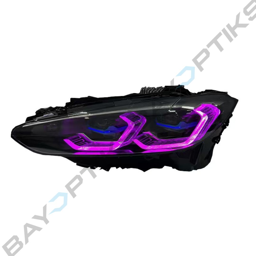 BMW G80 M3 G82 M4 4 Series Laser Style RGB DRL Headlights 2021-2025