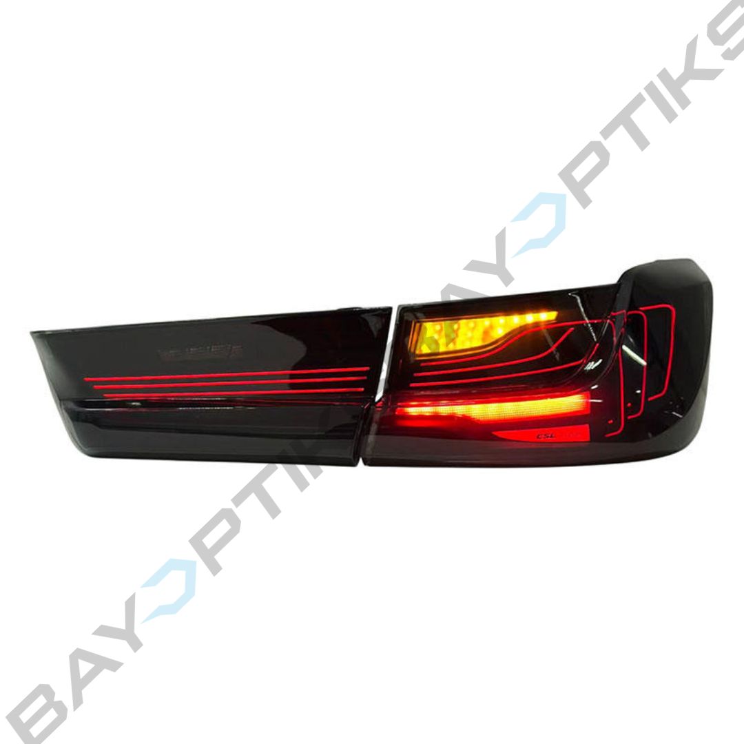 BMW G20 3 Series Smoked CSL Style RGB Multi-Color LED Taillights 2019-2023