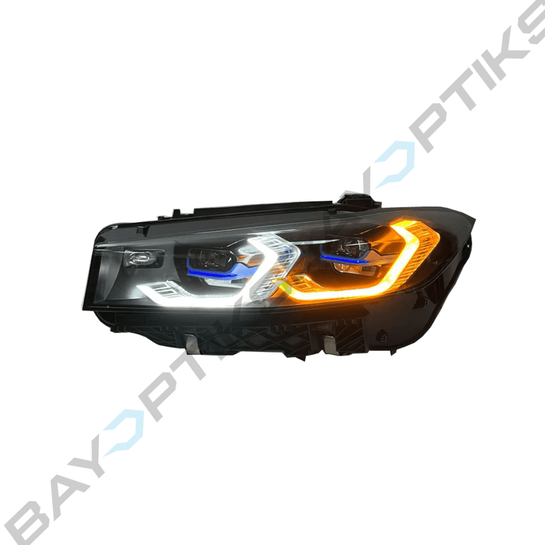 BMW LCI G20 G80 M3 Style CSL Yellow/White LED Headlights 2023 - 2025
