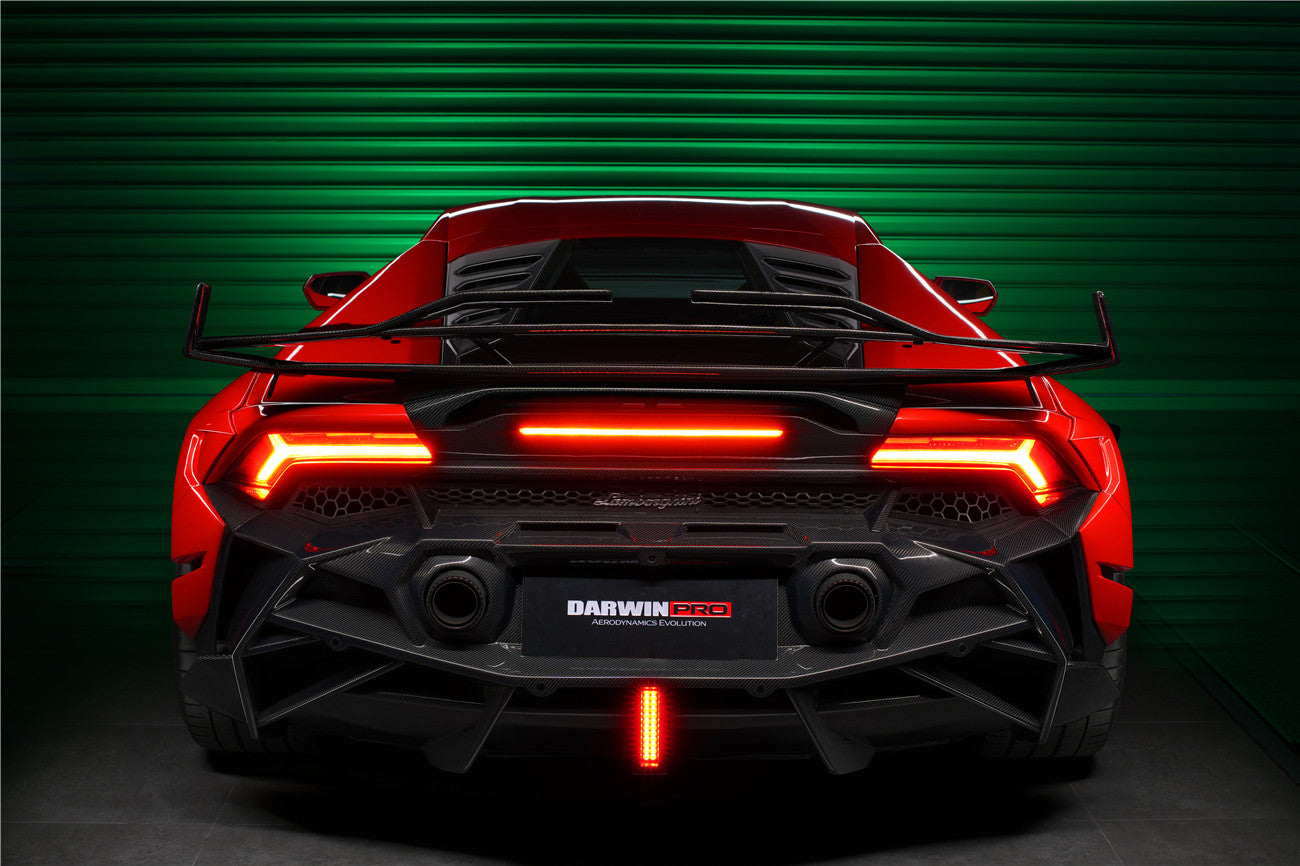 2015 - 2025 Lamborghini Huracan LP610 & LP580 & EVO & Tecnica BKSSII Style Spoiler Wing
