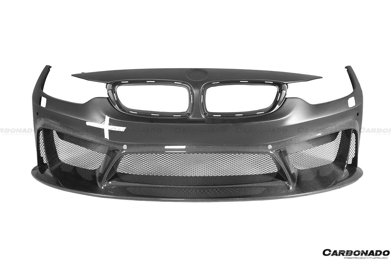 2014-2020 BMW M3 F80 & M4 F82 D3 Style Front Bumper