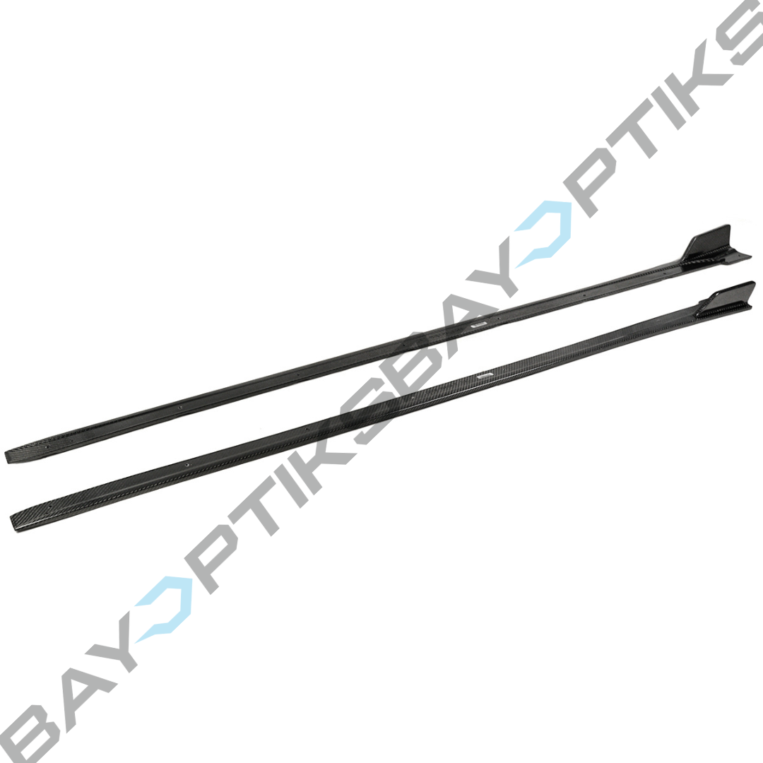 Honda Civic Type-R Carbon Fiber Reverse Winglet Side Skirt Extension 2022-2025