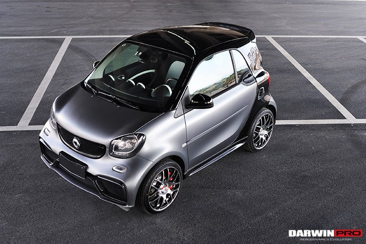 2016 - 2020 Smart Fortwo 453 BKSS Style Carbon Fiber Roof Spoiler