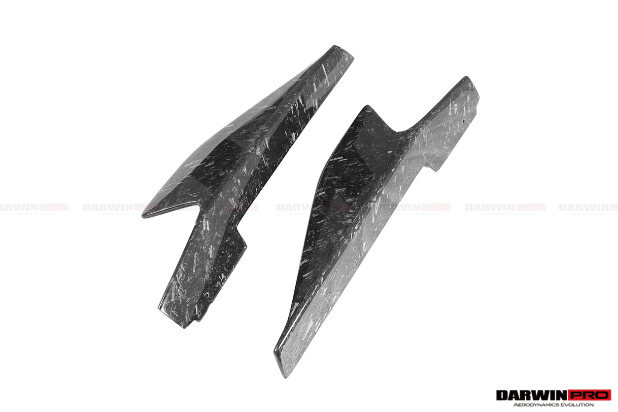 2010 - 2015 Ferrari 458 Coupe/Spyder Speciale Style Carbon Fiber Side Skirts Canards