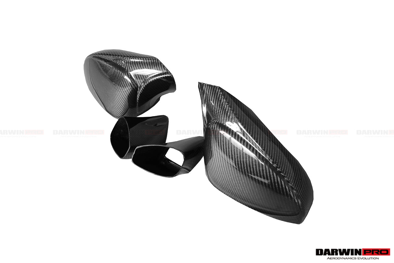 2010 - 2015 Ferrari 458 Coupe/Spyder/Speciale Dry Carbon Fiber Mirror Housing Replacement