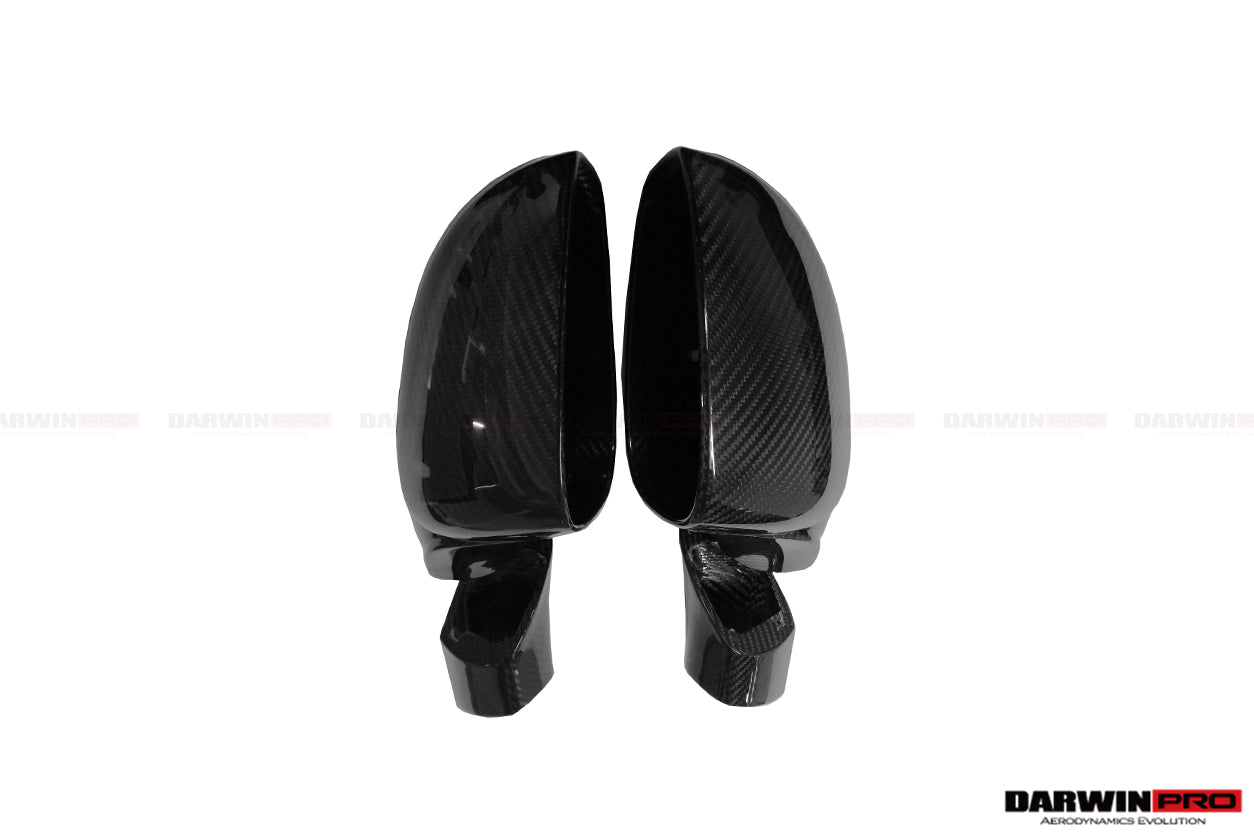 2010 - 2015 Ferrari 458 Coupe/Spyder/Speciale Dry Carbon Fiber Mirror Housing Replacement