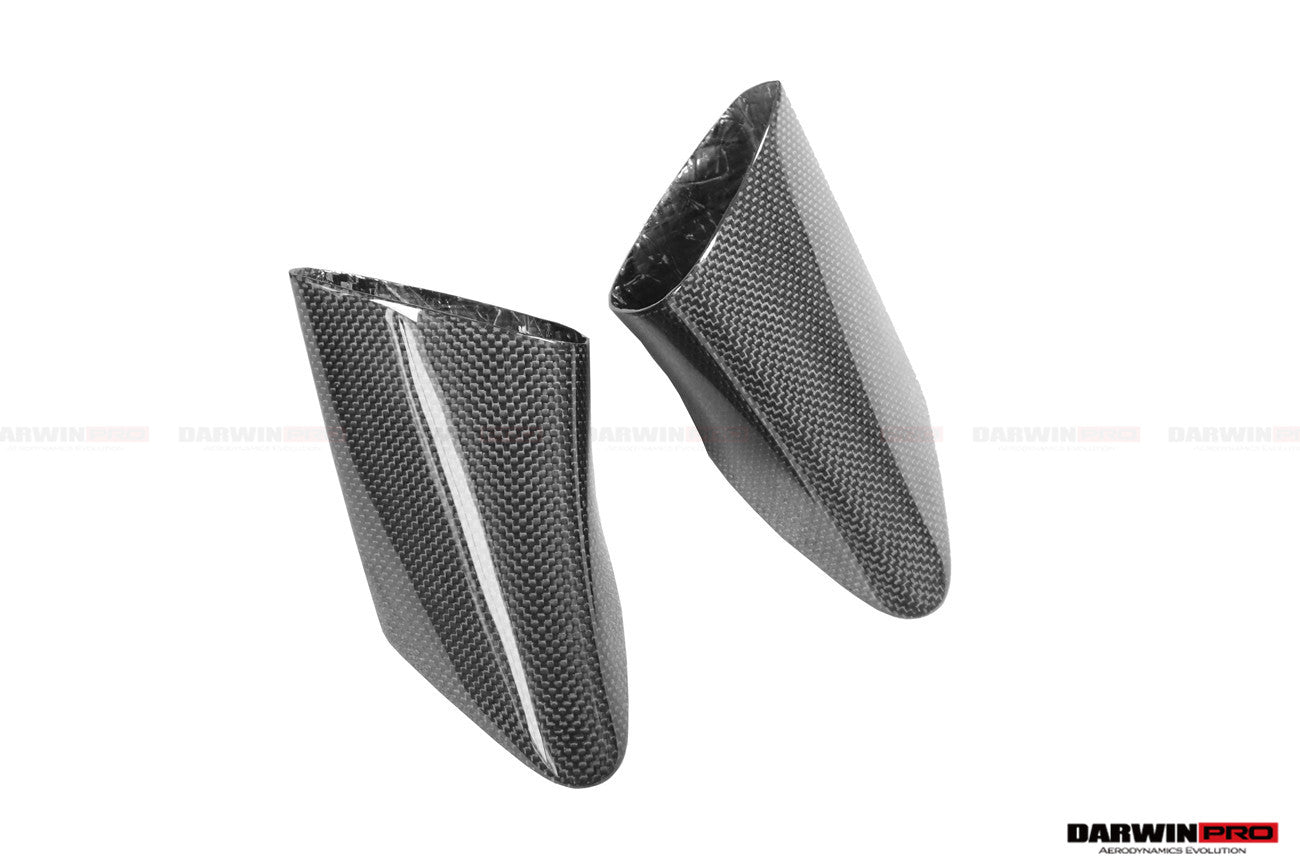 2010 - 2015 Ferrari 458 Coupe/Spyder/Speciale Dry Carbon Fiber Mirror Housing Replacement