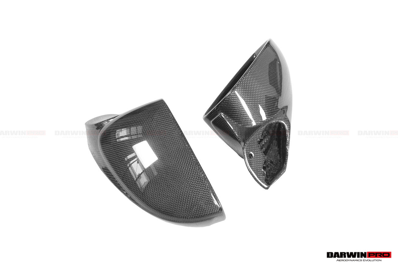 2010 - 2015 Ferrari 458 Coupe/Spyder/Speciale Dry Carbon Fiber Mirror Housing Replacement