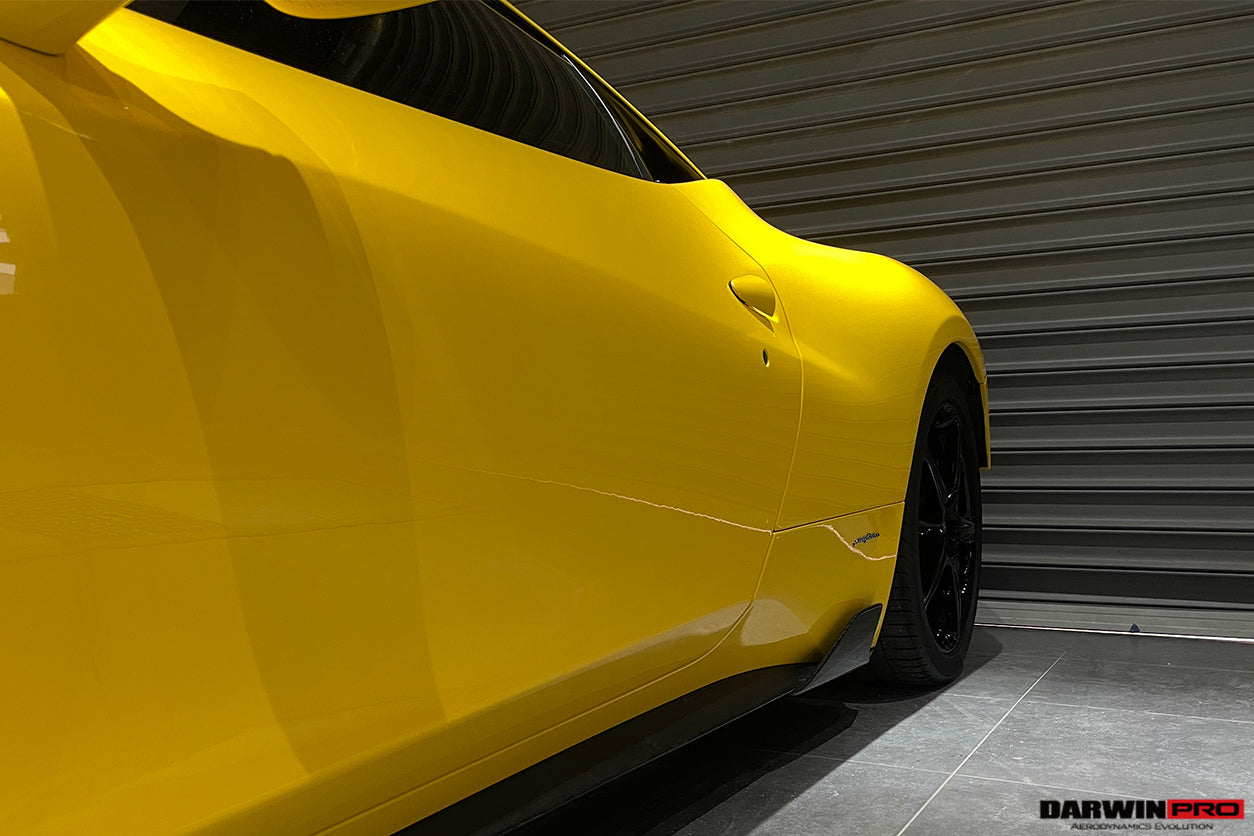 2010 - 2015 Ferrari 458 Coupe/Spyder Speciale Style Carbon Fiber Side Skirts Canards