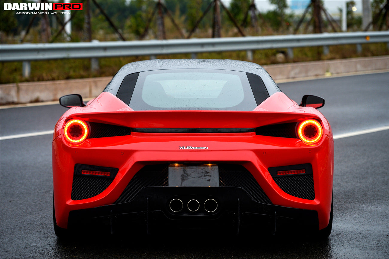 2010 - 2015 Ferrari 458 Coupe & Spider BKSS Style Tail Light Cover