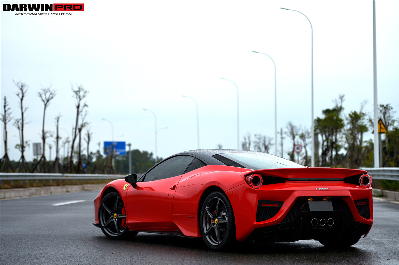 2010 - 2015 Ferrari 458 Coupe & Spider BKSS Style Tail Light Cover