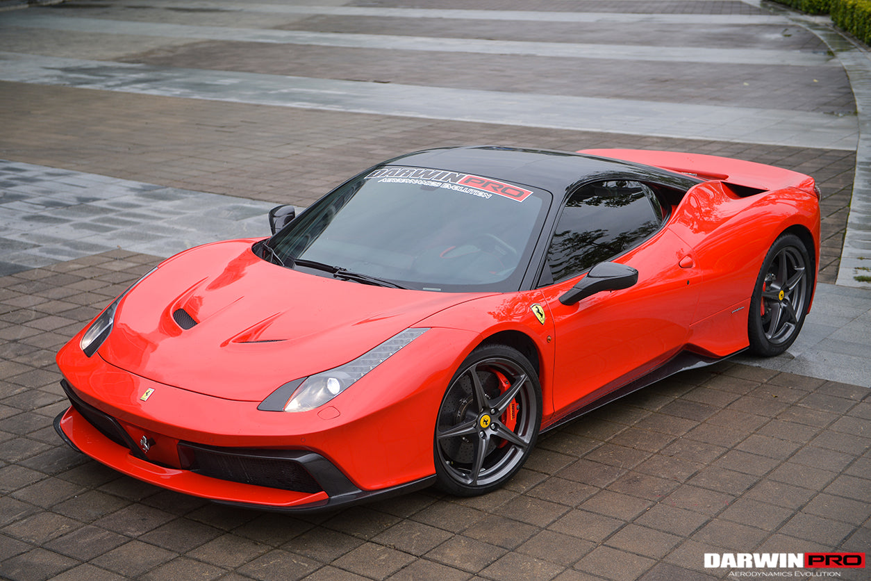 2010 - 2015 Ferrari 458 Coupe/Spyder/Speciale Dry Carbon Fiber Mirror Housing Replacement
