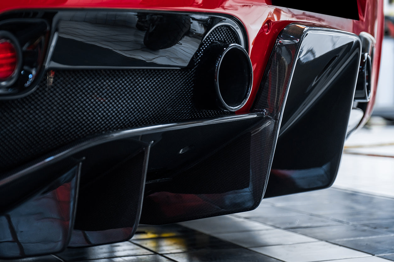 2013 - 2015 Ferrari 458 Speciale Carbon Fiber Rear Diffuser