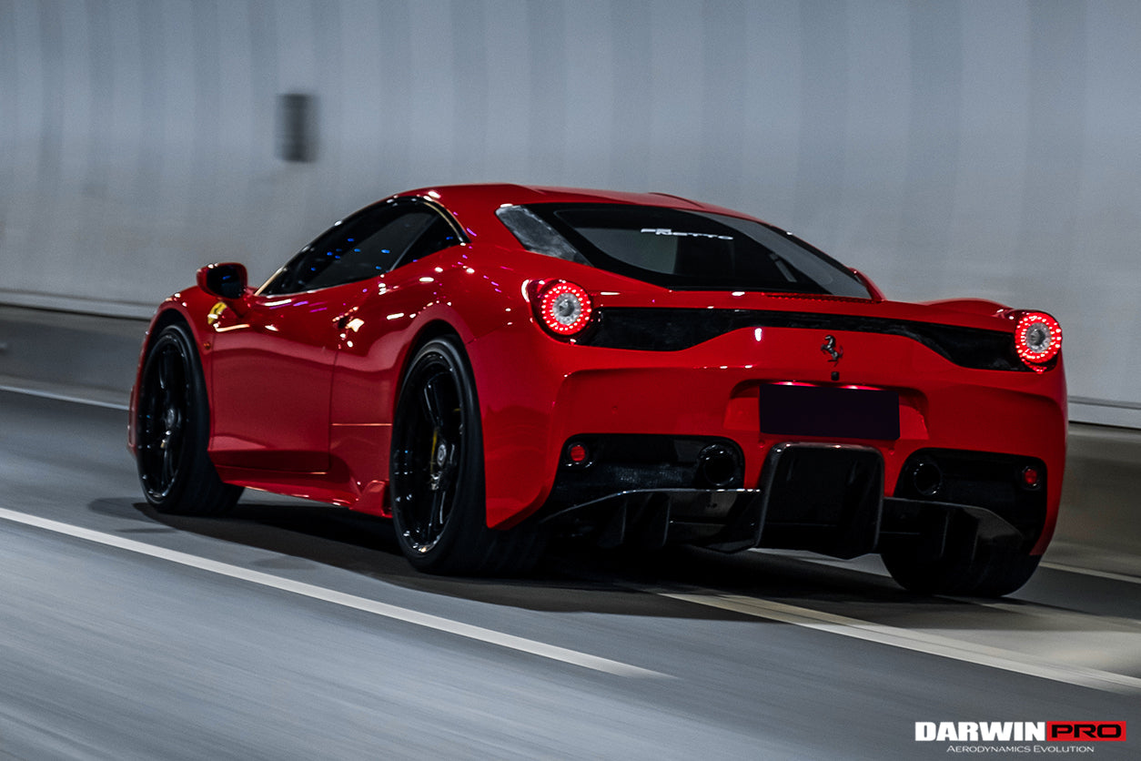 2013 - 2015 Ferrari 458 Speciale Carbon Fiber Rear Diffuser