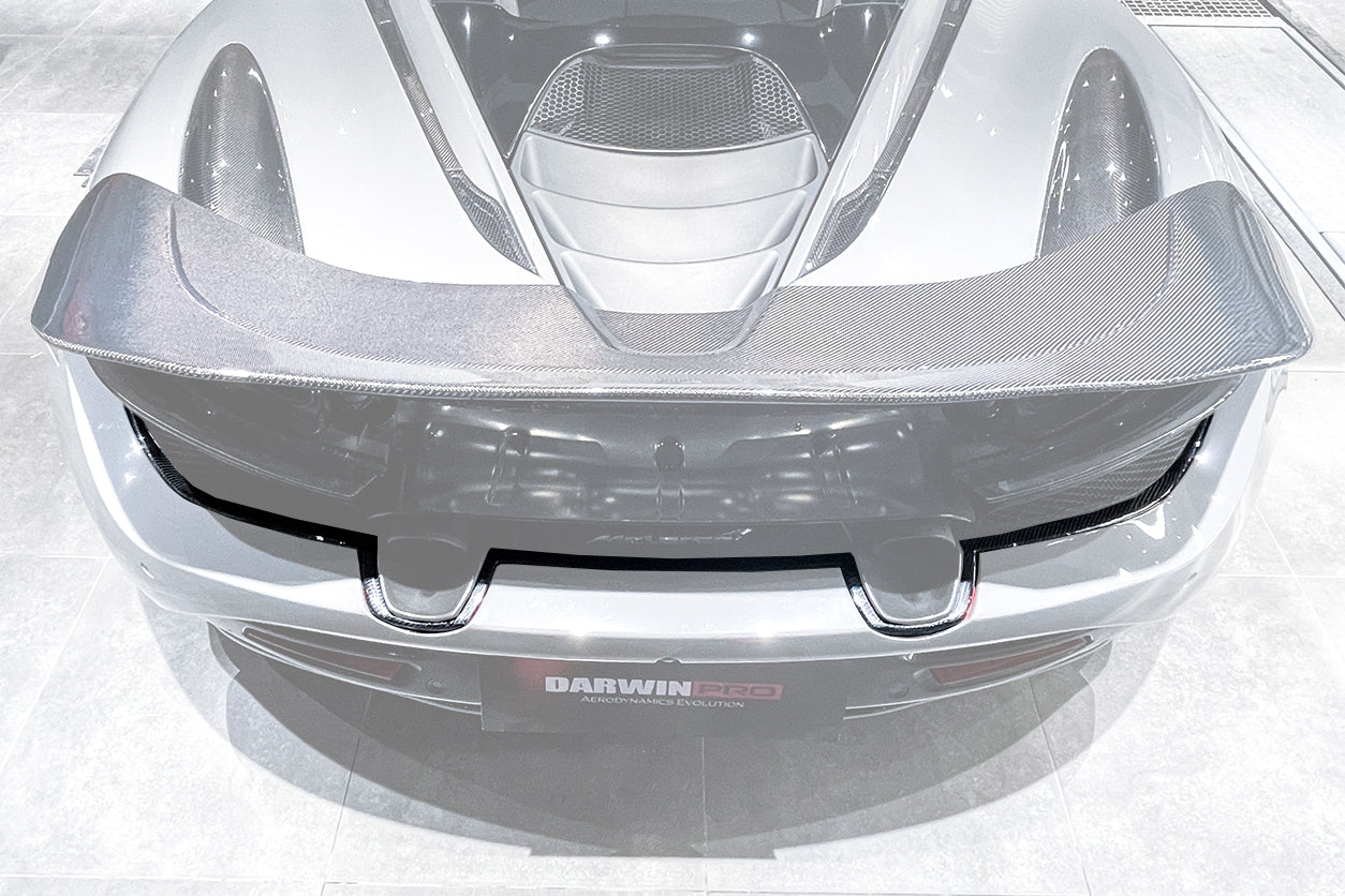 2017 - 2021 McLaren 720s Dry Carbon Fiber Rear Bumper Upper Exhaust Valance Panel