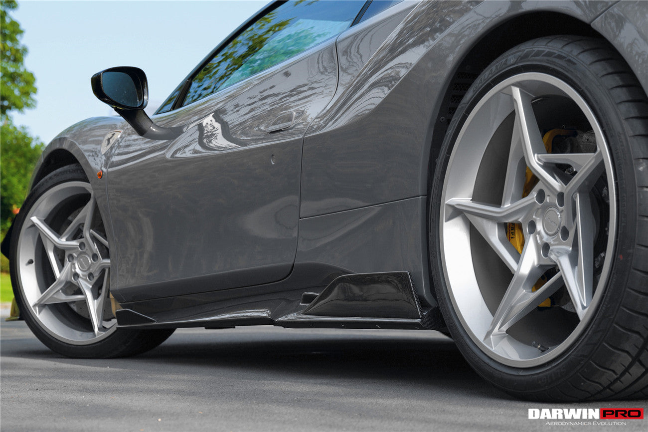 2015 - 2020 Ferrari 488 GTB/Spyder iMP-Performance Carbon Fiber Side Skirts Under Board