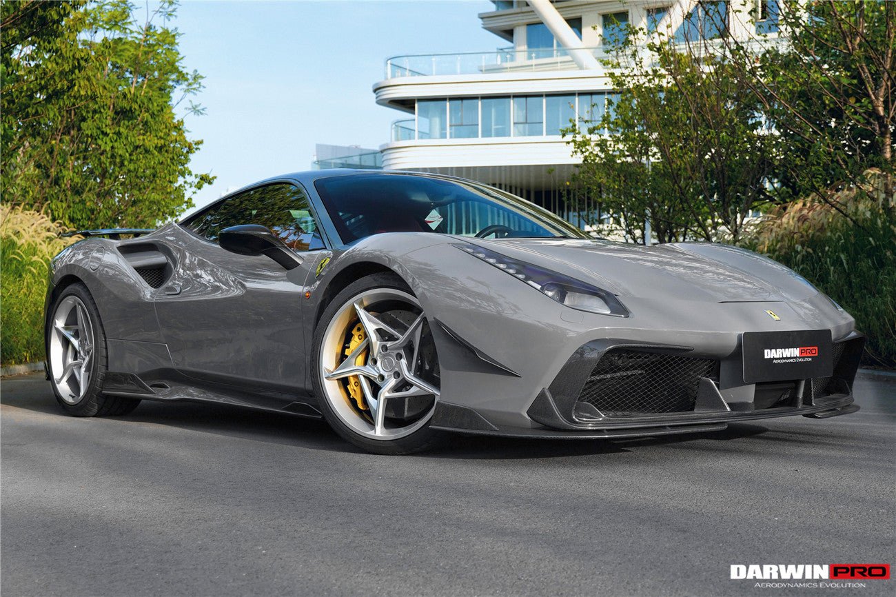 2015-2020 Ferrari 488 GTB/Spyder IMP Performance Carbon Fiber Front Lip