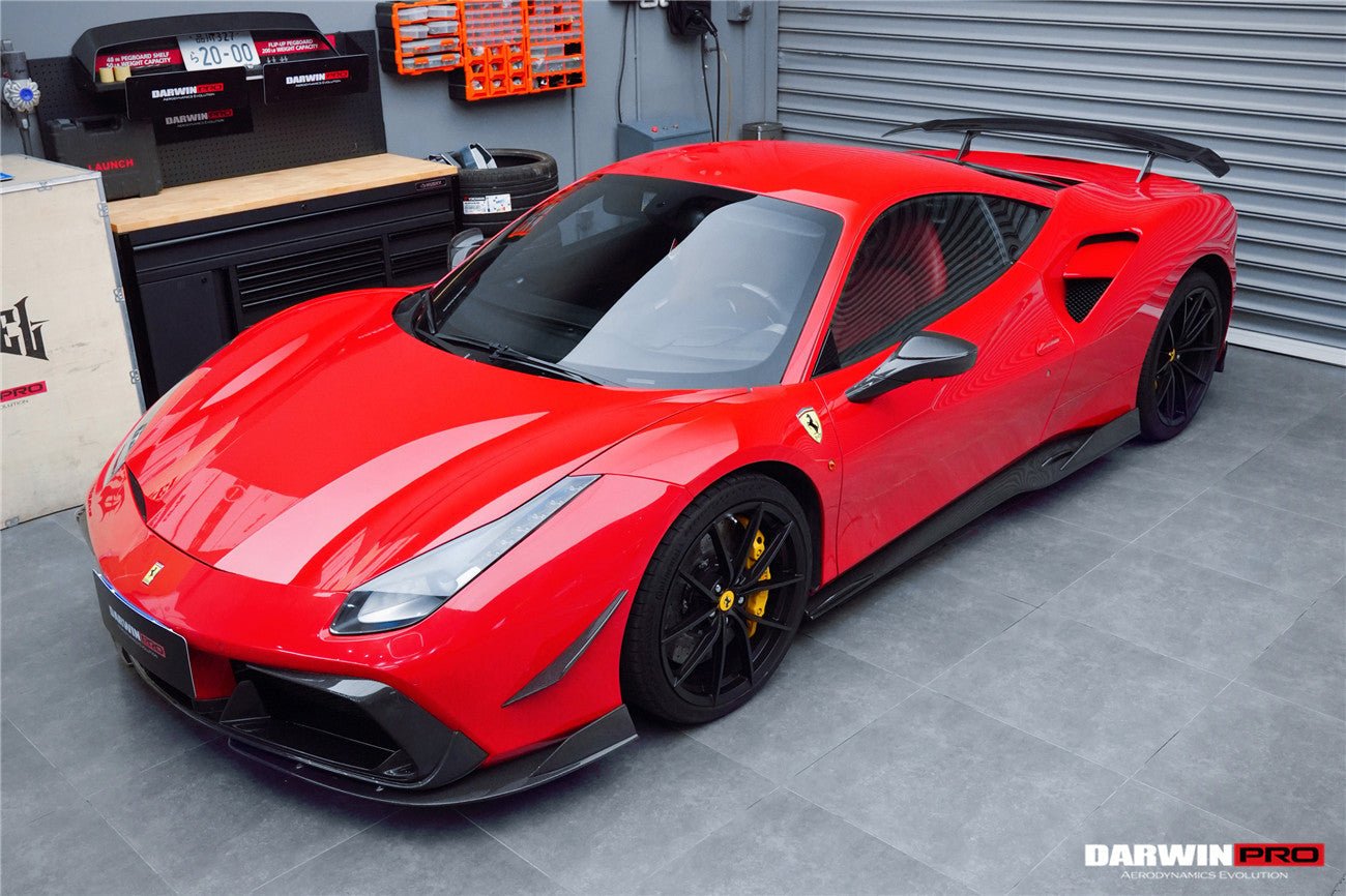 2015 - 2020 Ferrari 488 GTB/Spyder iMP-Performance Carbon Fiber Side Skirts Under Board