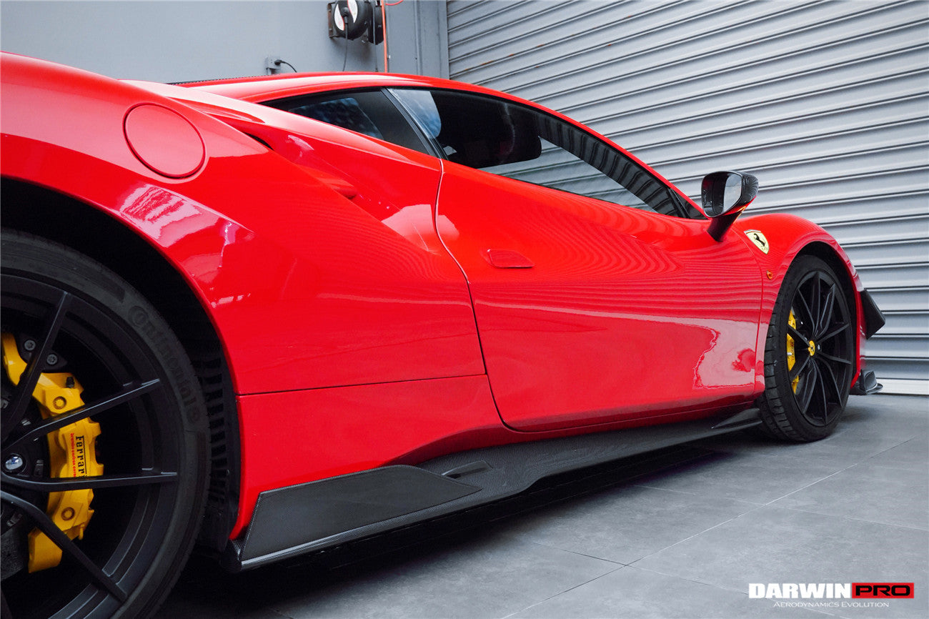 2015 - 2020 Ferrari 488 GTB/Spyder iMP-Performance Carbon Fiber Side Skirts Under Board