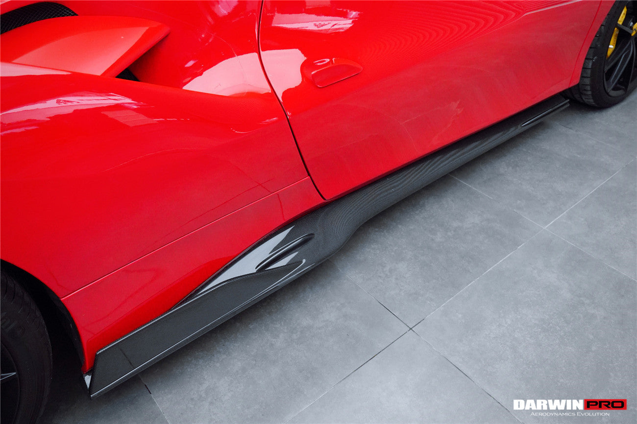 2015 - 2020 Ferrari 488 GTB/Spyder iMP-Performance Carbon Fiber Side Skirts Under Board