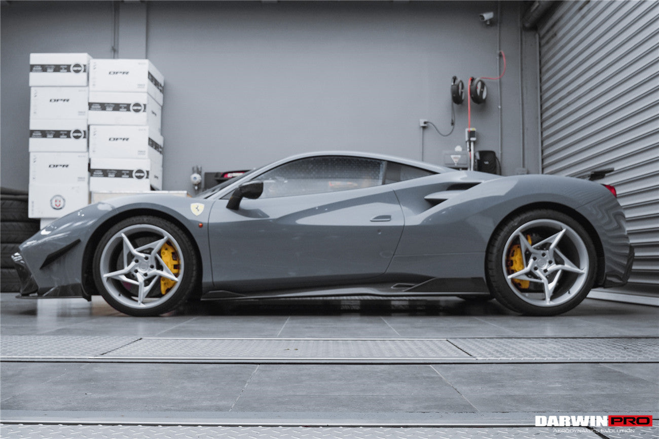 2015 - 2020 Ferrari 488 GTB/Spyder iMP-Performance Carbon Fiber Side Skirts Under Board