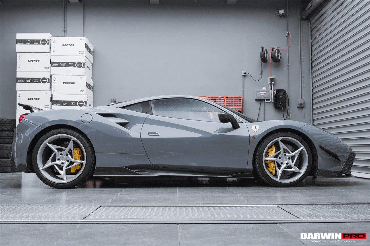 2015 - 2020 Ferrari 488 GTB/Spyder iMP-Performance Carbon Fiber Side Skirts Under Board