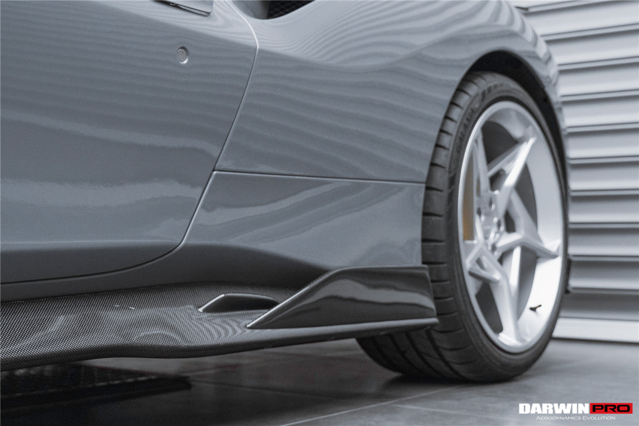 2015 - 2020 Ferrari 488 GTB/Spyder iMP-Performance Carbon Fiber Side Skirts Under Board
